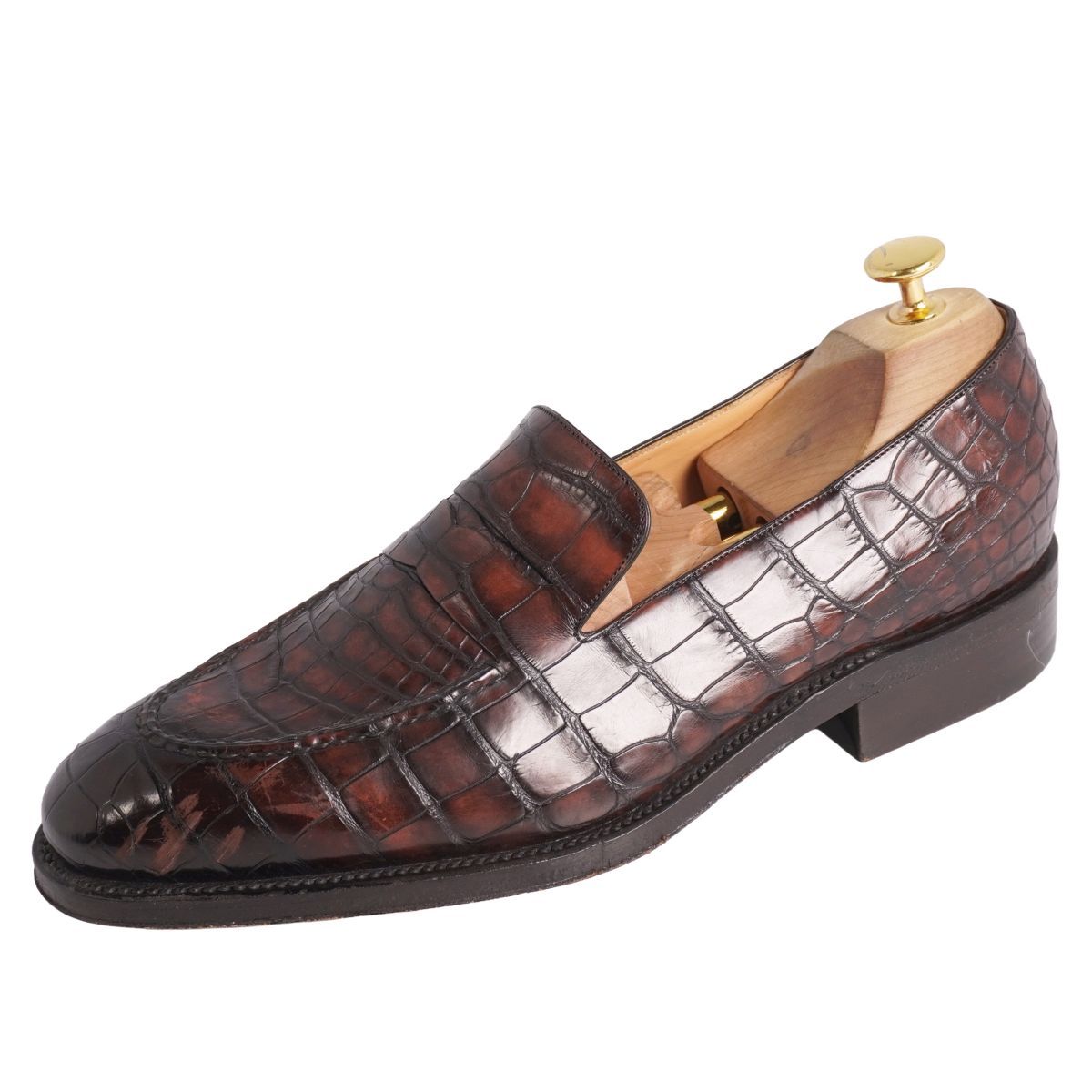 ♥ ルイヴィトン LOUIS VUITTON ローファー モカシン クロコダ