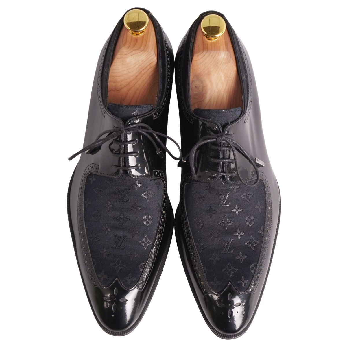 未使用 ルイヴィトン LOUIS VUITTON レザーシューズ ダービーシュー