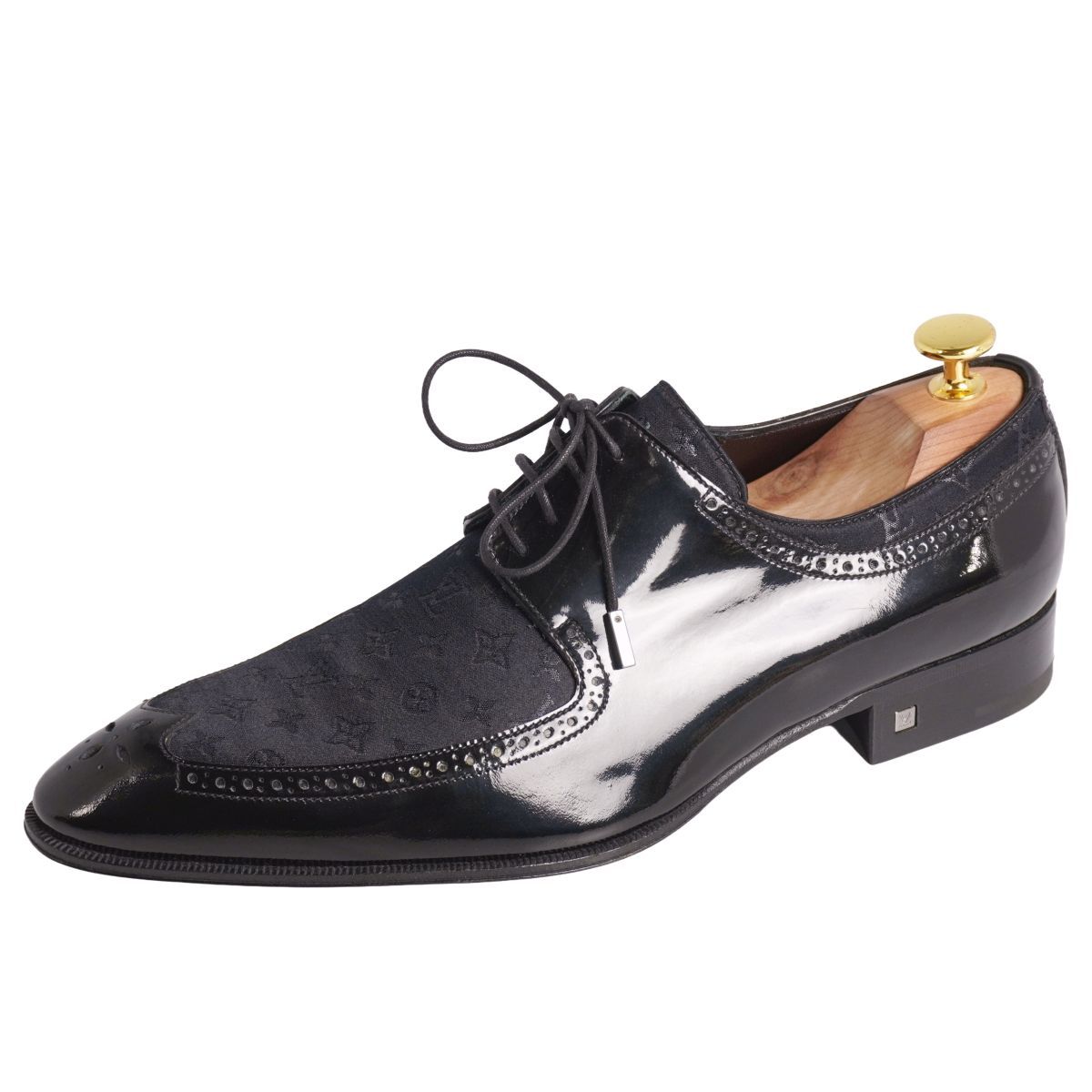 未使用 ルイヴィトン LOUIS VUITTON レザーシューズ ダービーシュー