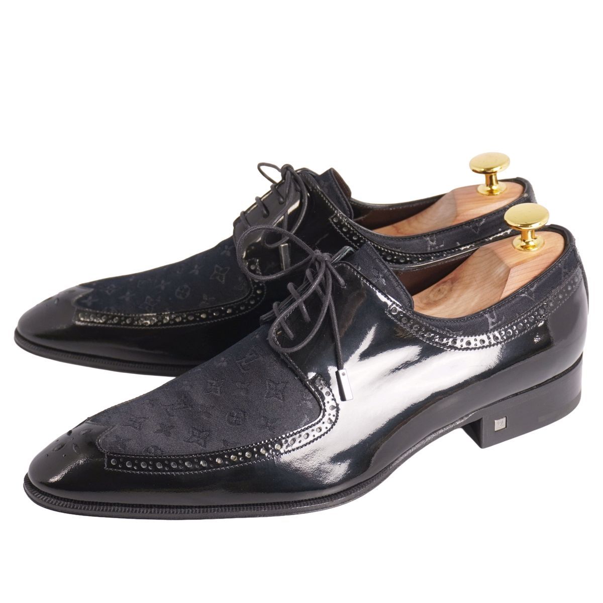 ⭐️新品未使用⭐️　ルイヴィトン　MT0211 ダービー　レザーシューズ　ブラック 未使用 ルイヴィトン LOUIS VUITTON レザーシューズ ダービーシュー