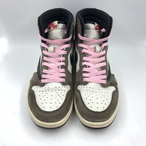 NIKE Travis Scott AIR JORDAN 1 RETRO HIGH OG SP Sail Dark Mocha サイズ 28 5 cm CD 4487 100 ナイキ 24