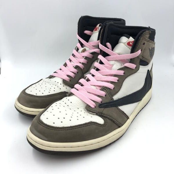NIKE×Travis Scott AIR JORDAN 1 RETRO HIGH OG SP Sail Dark Mocha サイズ 28.5 cm CD 4487-100 ナイキ 24