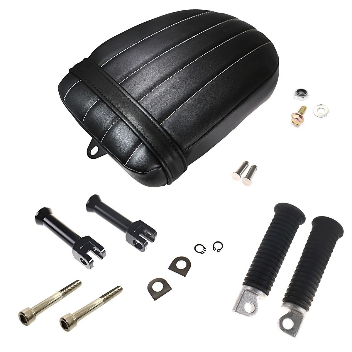 ハーレー ストリートボブ パッセンジャーシート パッセンジャーペグ リアシート ピリオンパッド Street Bob 2018 2020 FXBB