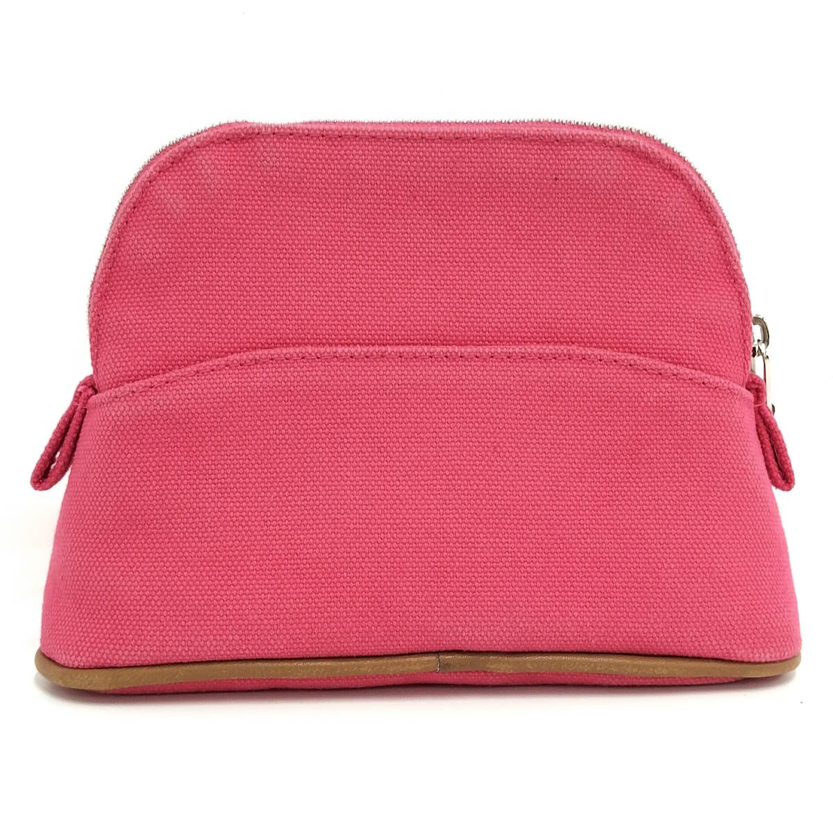 HERMES ボリードポーチ16 ミニミニ キャンバス ピンク - メルカリ