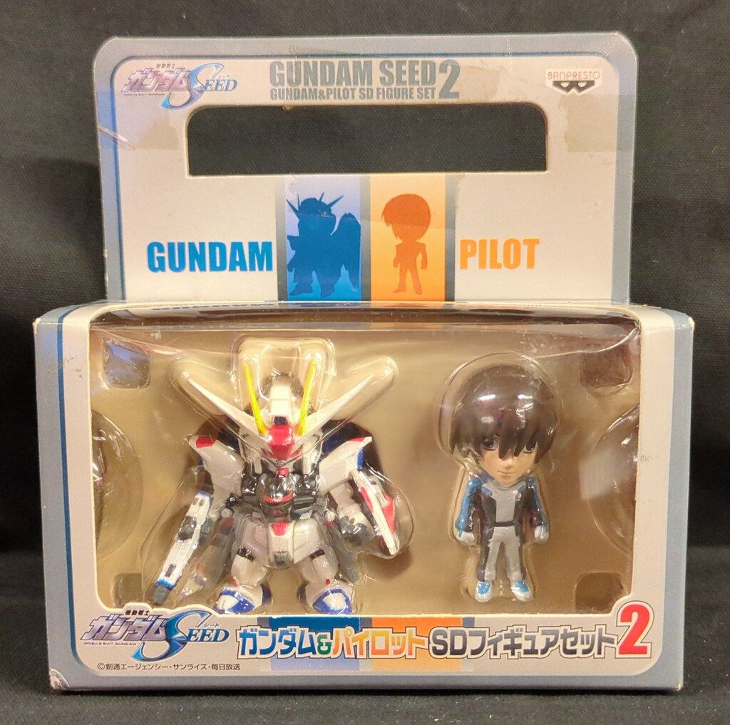 ガンダム　フィギュア　SD seed W まとめ売り バンプレスト ガンダム&パイロットSDフィギュアセット2 機動戦士