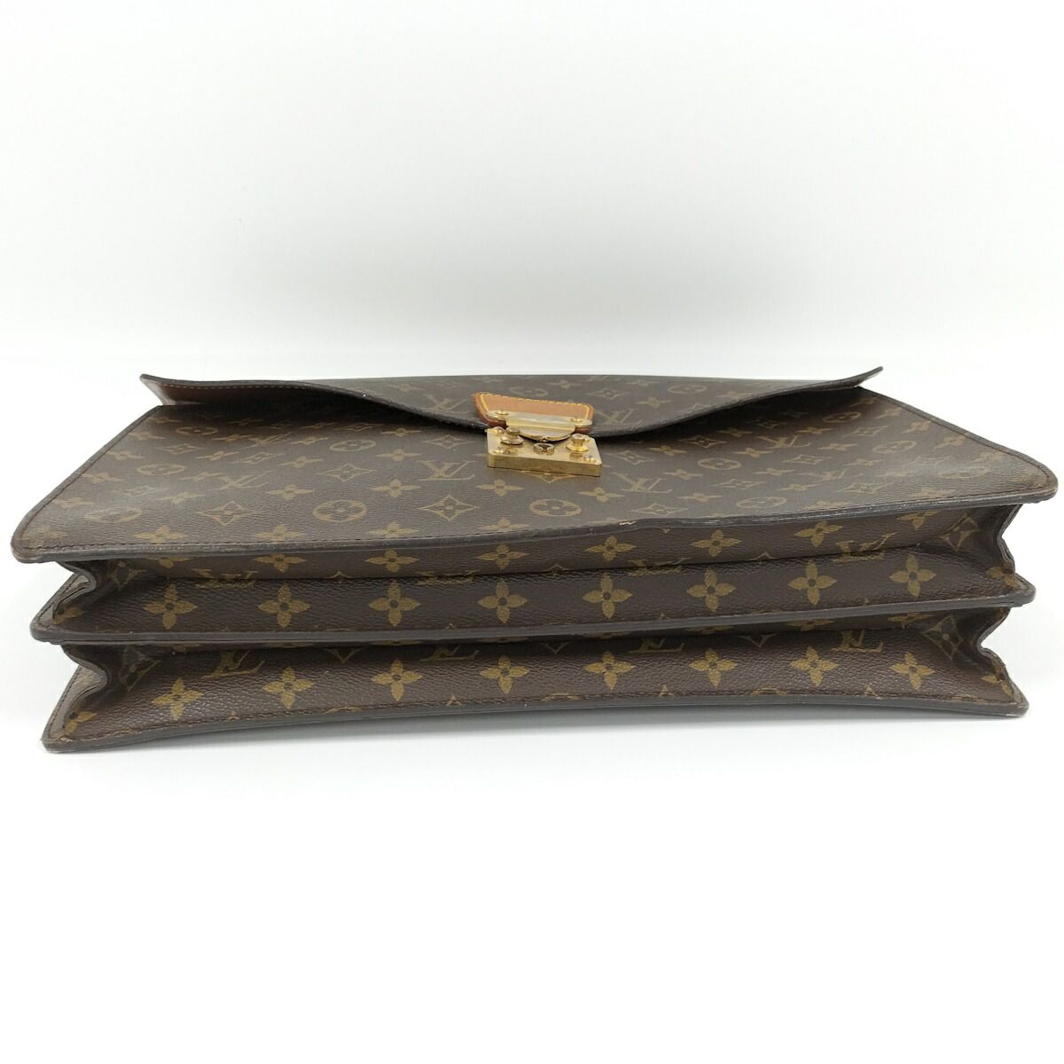 LOUISVUITTON セルヴィエット コンセイエ ビジネスバッグ モノグラム