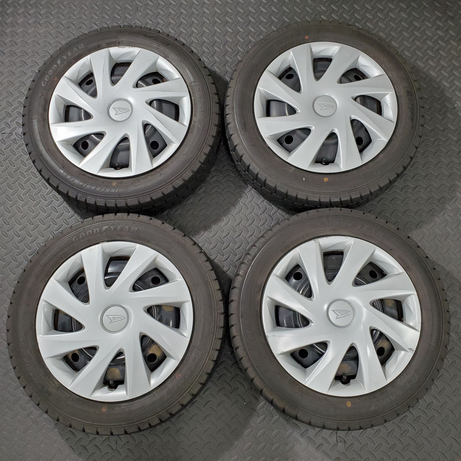 21年製 155/65R14 グッドイヤー アイスナビ7 ダイハツ ミラ ムーヴ