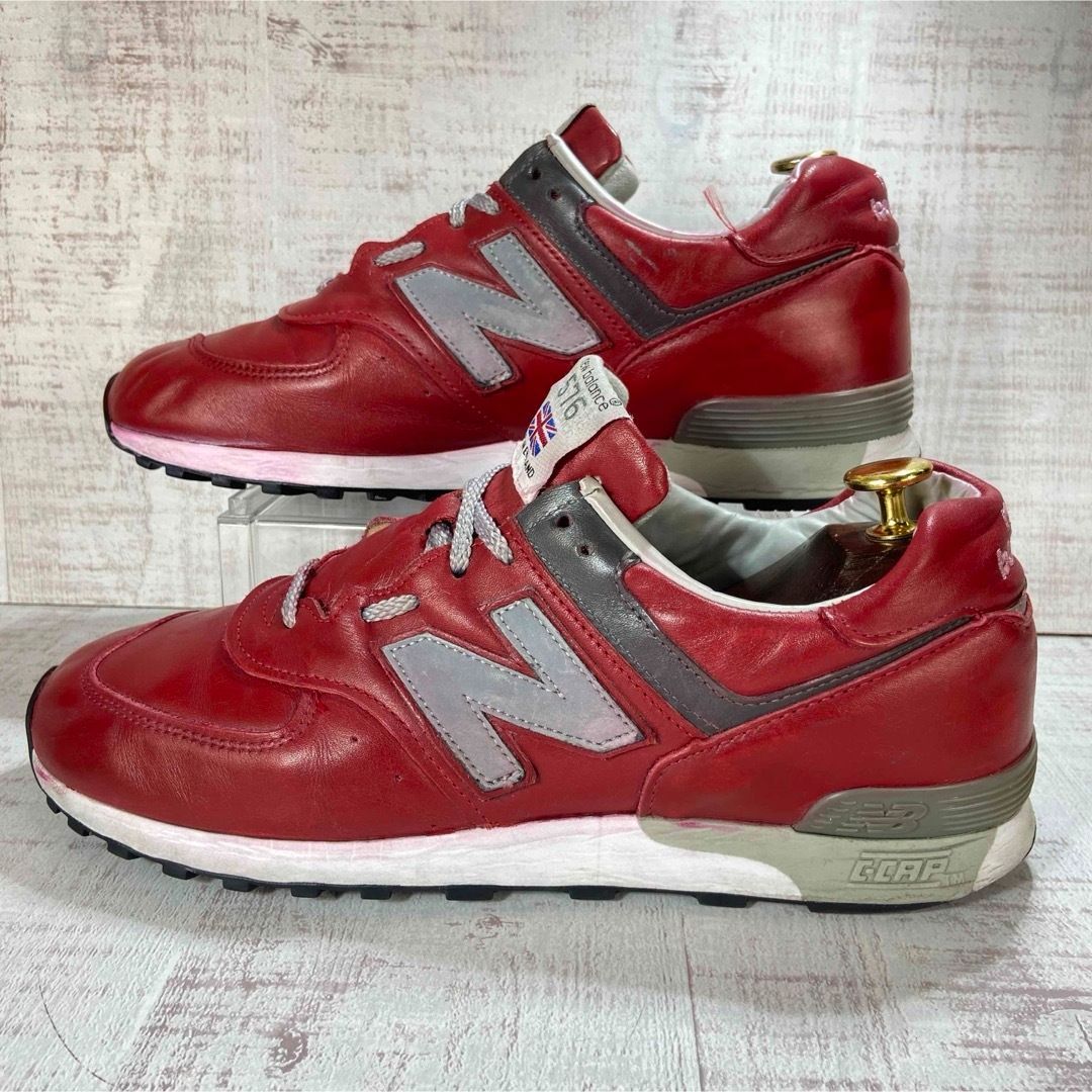 new balance ニューバランス M576 RED レザースニーカー イングランド