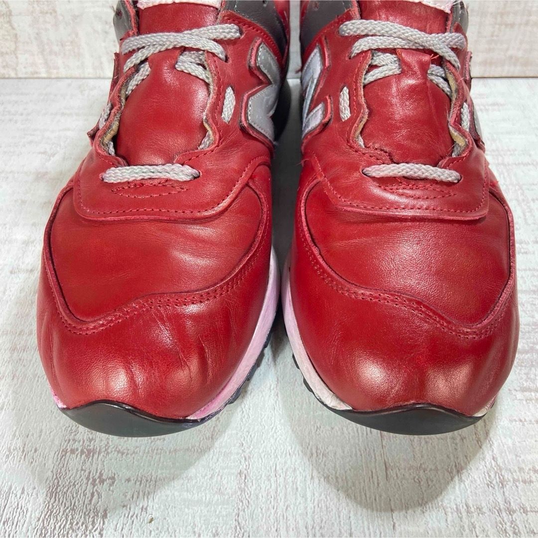 new balance ニューバランス M576 RED レザースニーカー イングランド