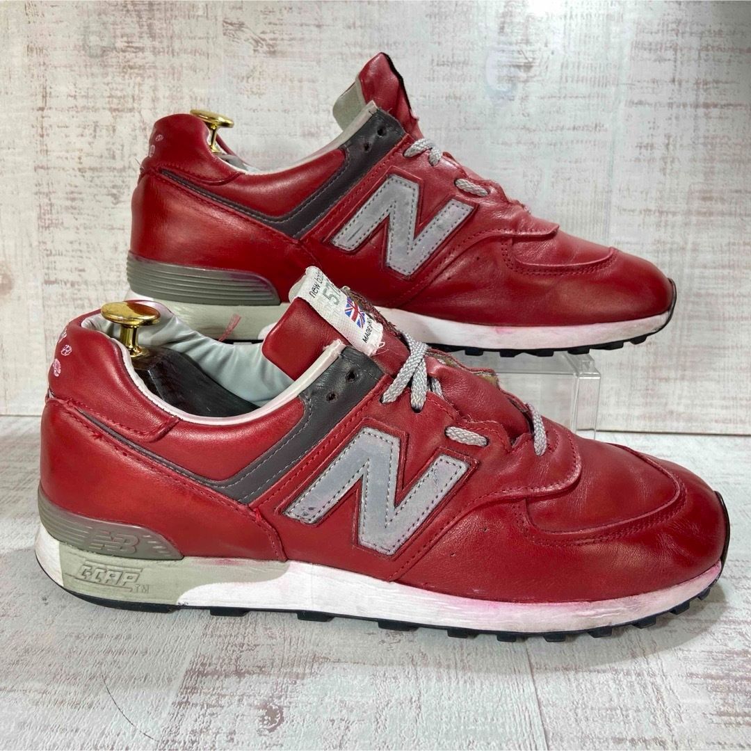 new balance ニューバランス M576 RED レザースニーカー イングランド