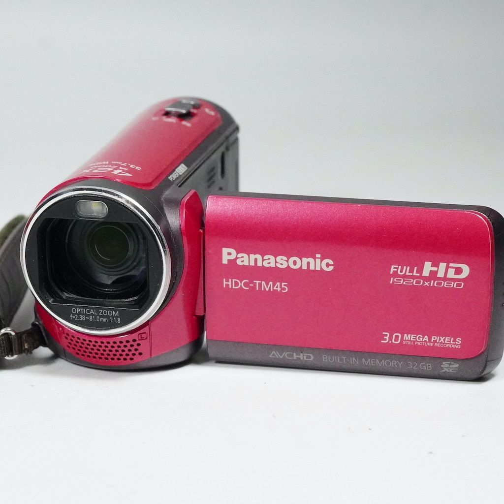 Panasonic パナソニック HDC-TM45 ピンク 動作OK 返金保証 /2433