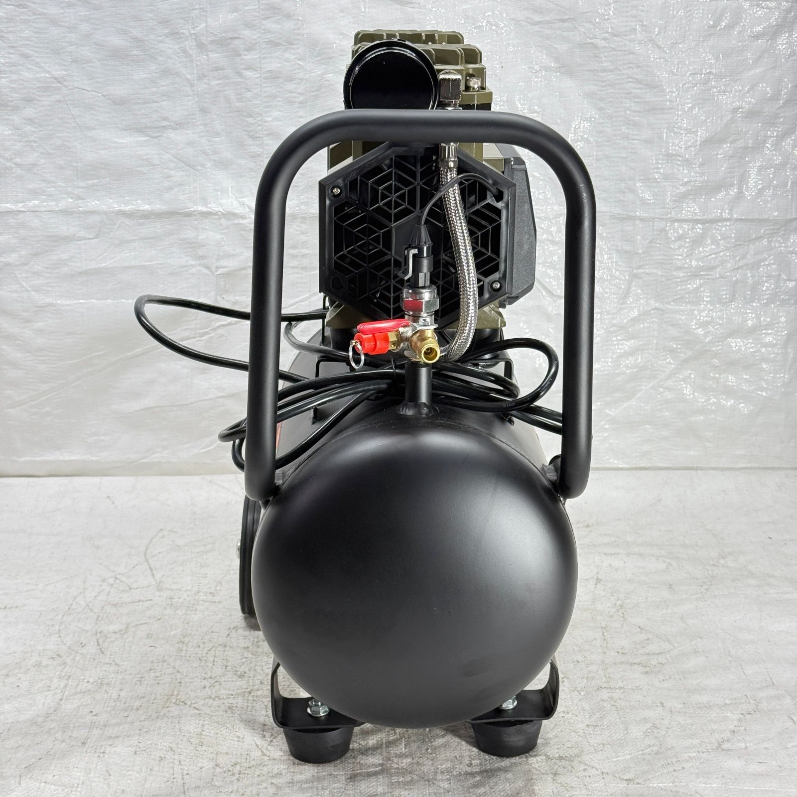 エアーコンプレッサー 100 V 17 L オイルレス 最大圧力0.9 MPa 静音 小型 HG- 1245-1