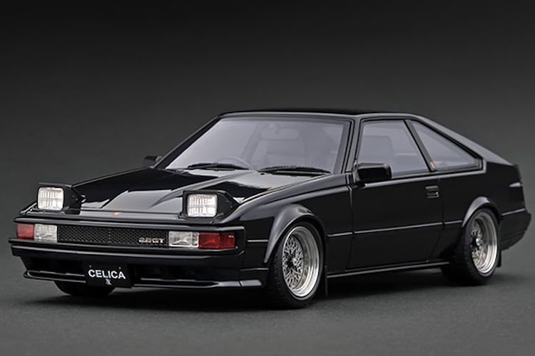 イグニッションモデル 1 18 トヨタ セリカ XX 2800 GT A 60 ブラック ignition model Toyota Celica Black IG 3532