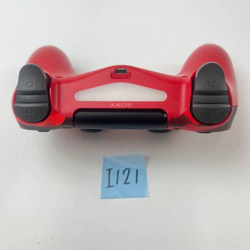 ∞I121【限定カラー】SONY DUALSHOCK4 レッドカモフラージュ USBコード