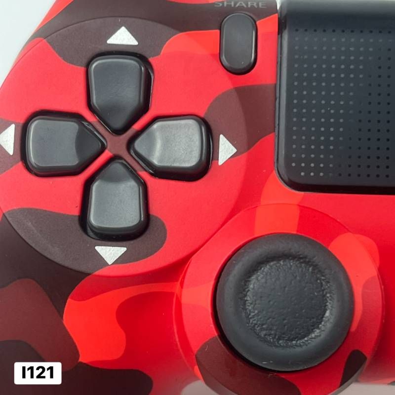 ∞I121【限定カラー】SONY DUALSHOCK4 レッドカモフラージュ USBコード
