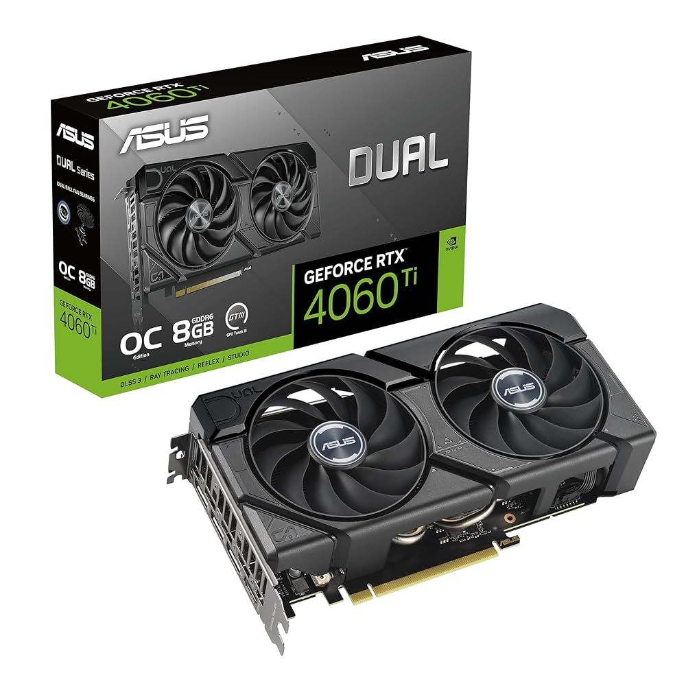 ASUS DUAL O 8 G EVO GeForce RTX 4060 Ti OC GB グラフィックボード 品