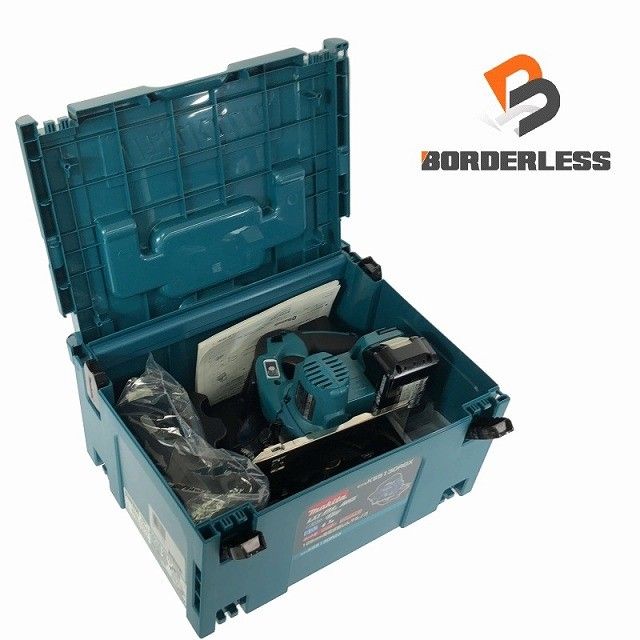 ♥品 makita マキタ 18 V 125 mm 充電式防じんマルノコ バッテリー 6.0 Ah 充電器 ケース付119588