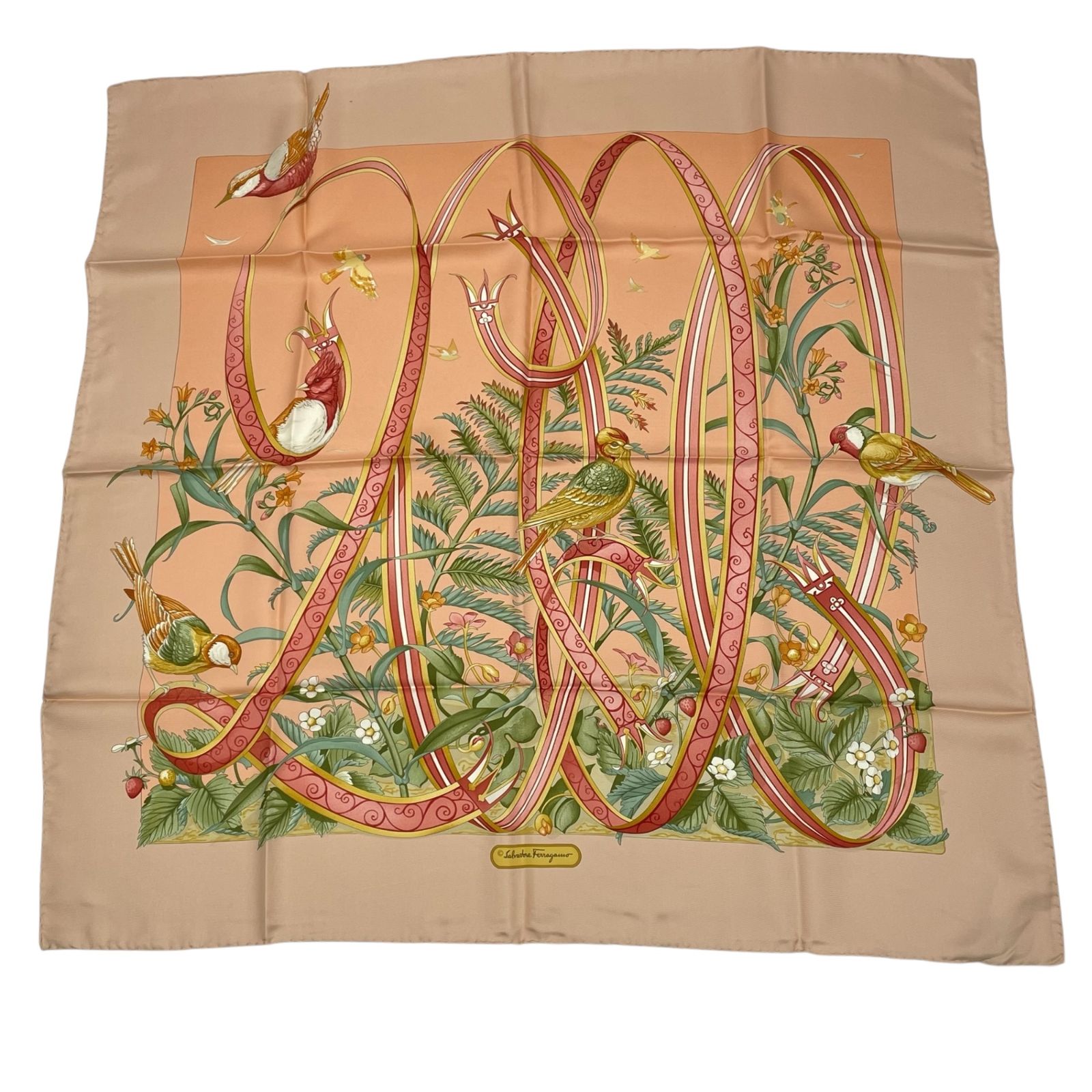 未使用品 Salvatore Ferragamo サルヴァトーレ フェラガモ スカーフ
