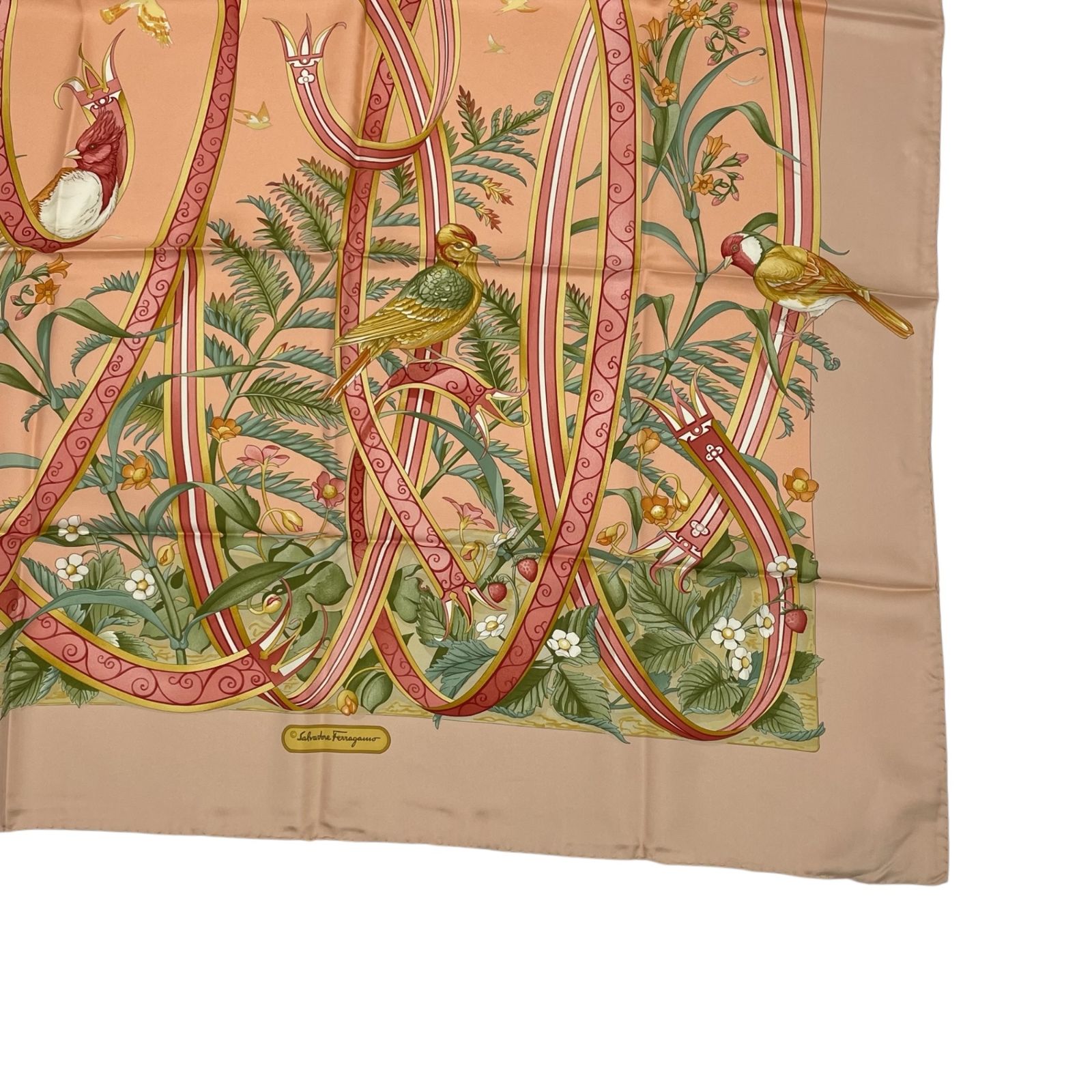 未使用品 Salvatore Ferragamo サルヴァトーレ フェラガモ スカーフ