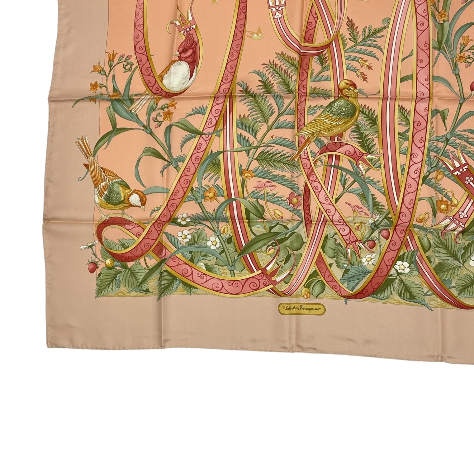 未使用品 Salvatore Ferragamo サルヴァトーレ フェラガモ スカーフ
