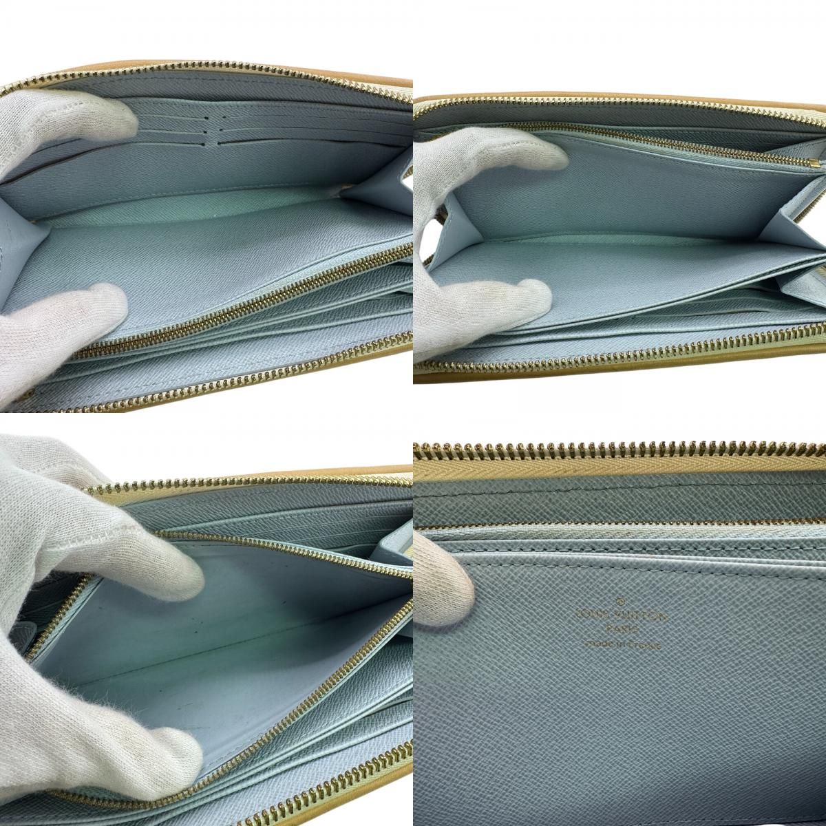  LOUIS VUITTON ルイヴィトン M 83456 ラウンドファスナー ジッピー ウォレット 長財布 ホワイト レディース その他 小物