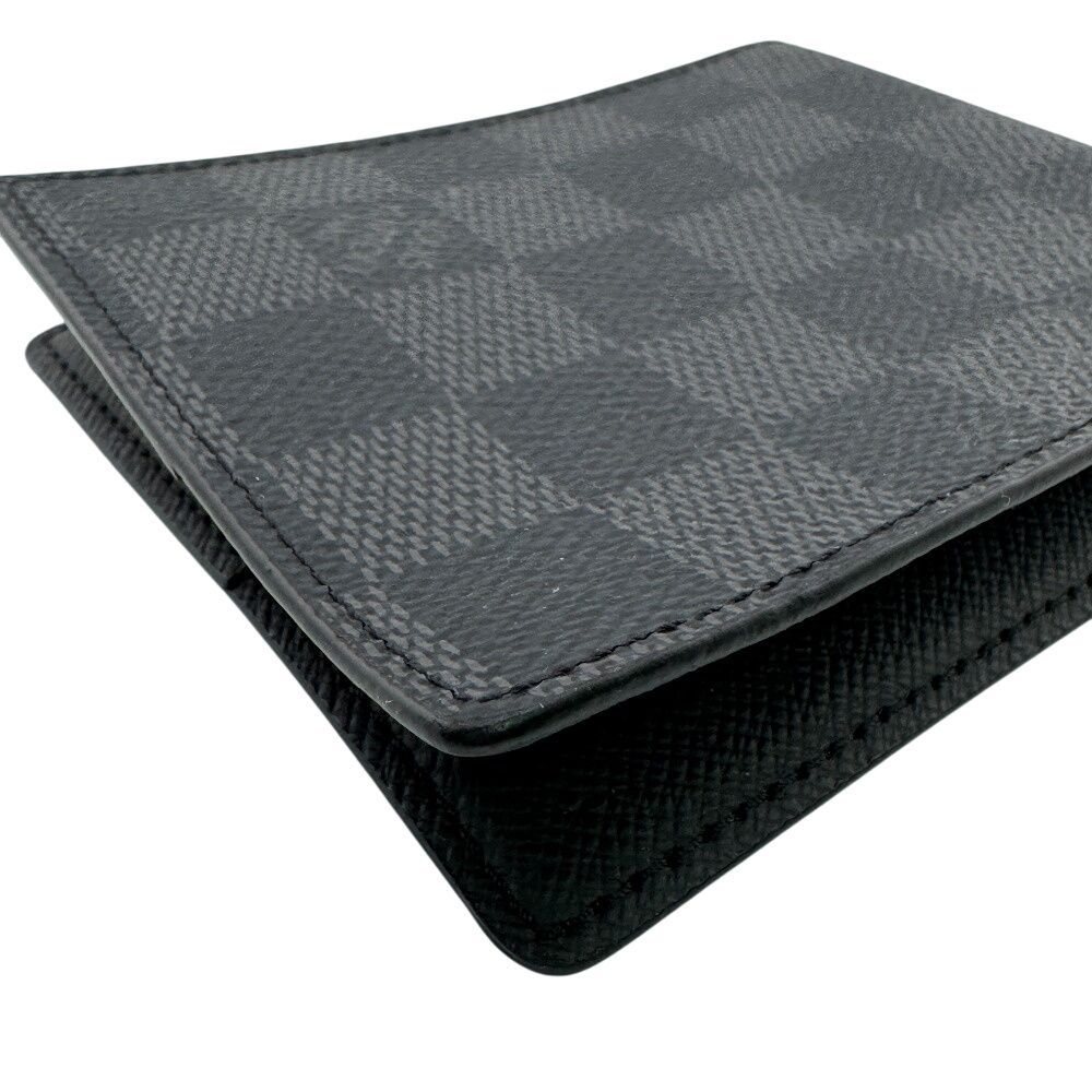  LOUIS VUITTON ルイヴィトン N 41623 2つ折り マネークリップ カードケース ポルトフォイユ パンス 札入れ ブラック メンズ その他 小物