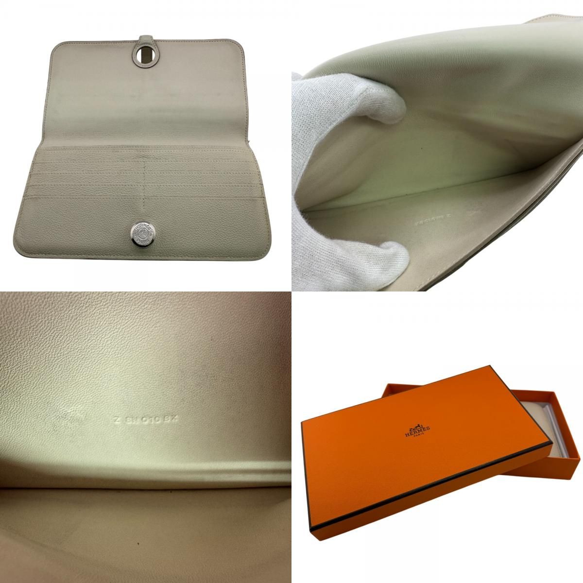  HERMES エルメス 2021 ドゴン 長財布 アイボリー レディース その他 小物