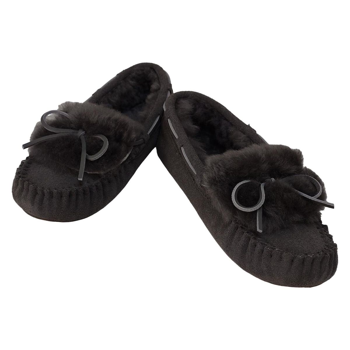 EMU エミュ フラットシューズ 8 レディース Amity Cuff W 11200 グレー ムートン