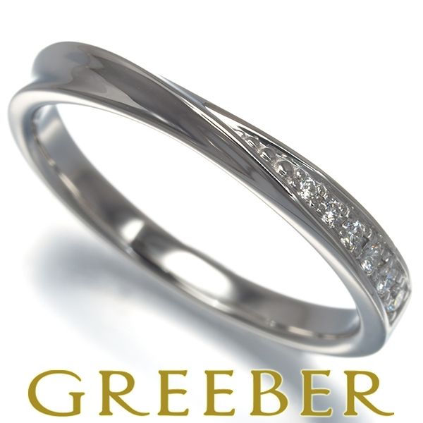 ロイヤルアッシャー リング ダイヤ ダイヤモンド 0.04ct 8号 Pt950