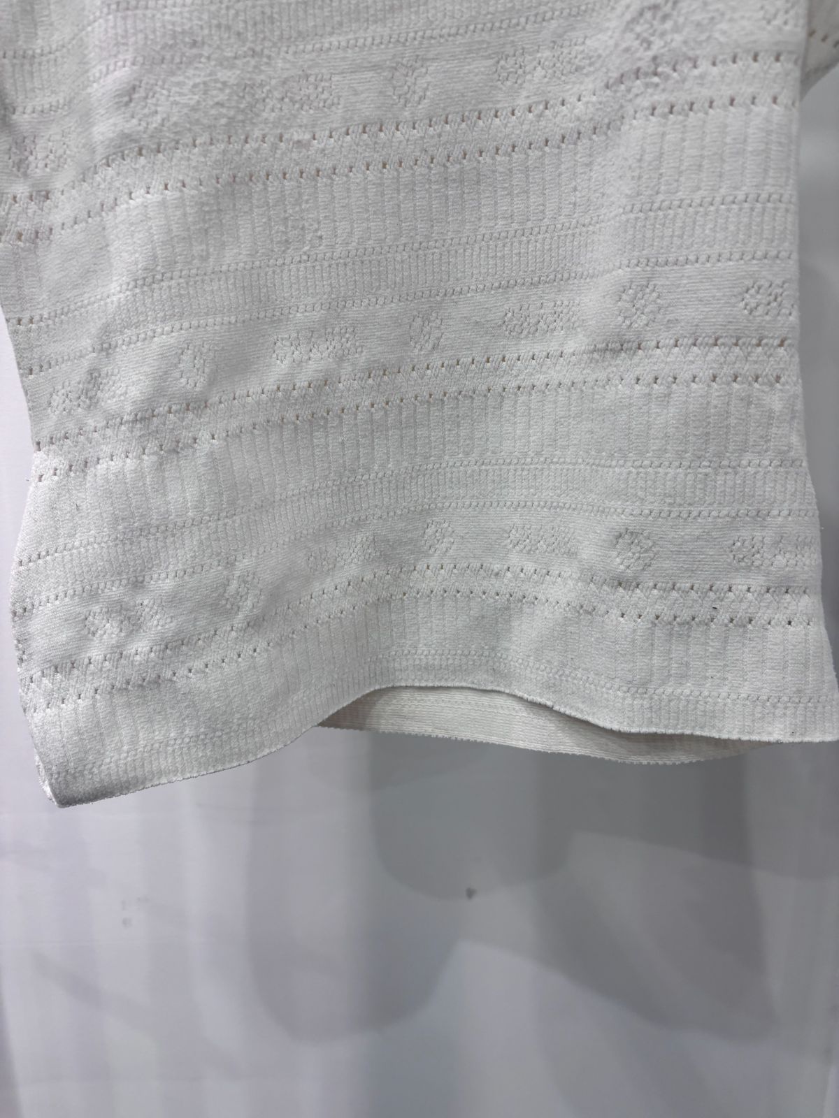 シャネル ロゴ ニット カットソー 白 42 レディース