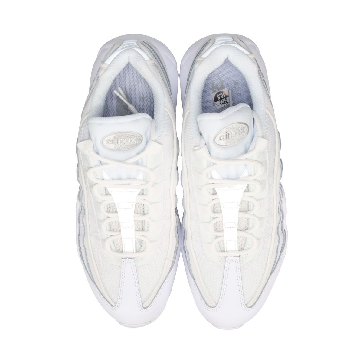 NIKE AIR MAX 95 ESSENTIAL WHITE/WHITE/GREY FOG ※左右サイズ違い 