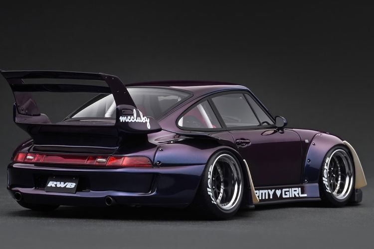 イグニッションモデル 1 18 RWB 911 993 パープルメタリック ignition model Purple Metallic IG 3739