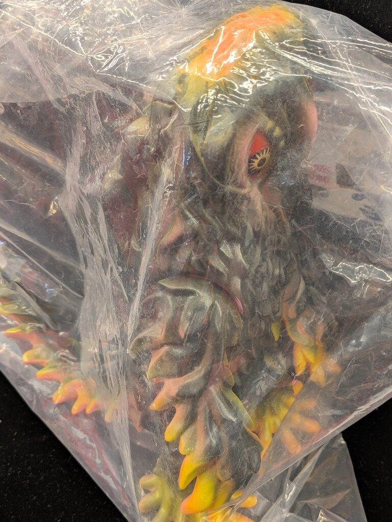 マルサン 世紀の大怪獣 ヘドラ350 PINKCLEAR 二重成形 マルサン フィギュア ヘドラ350Pink Clear 二重成型 世紀の公害怪獣