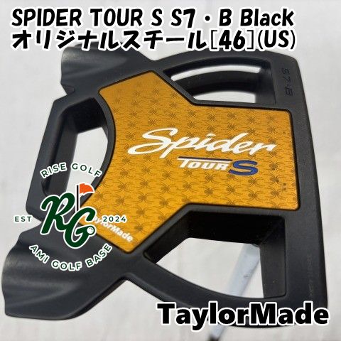 パター テーラーメイド SPIDER TOUR S 7 B Black オリジナルスチール 46 US - 2.5 6578
