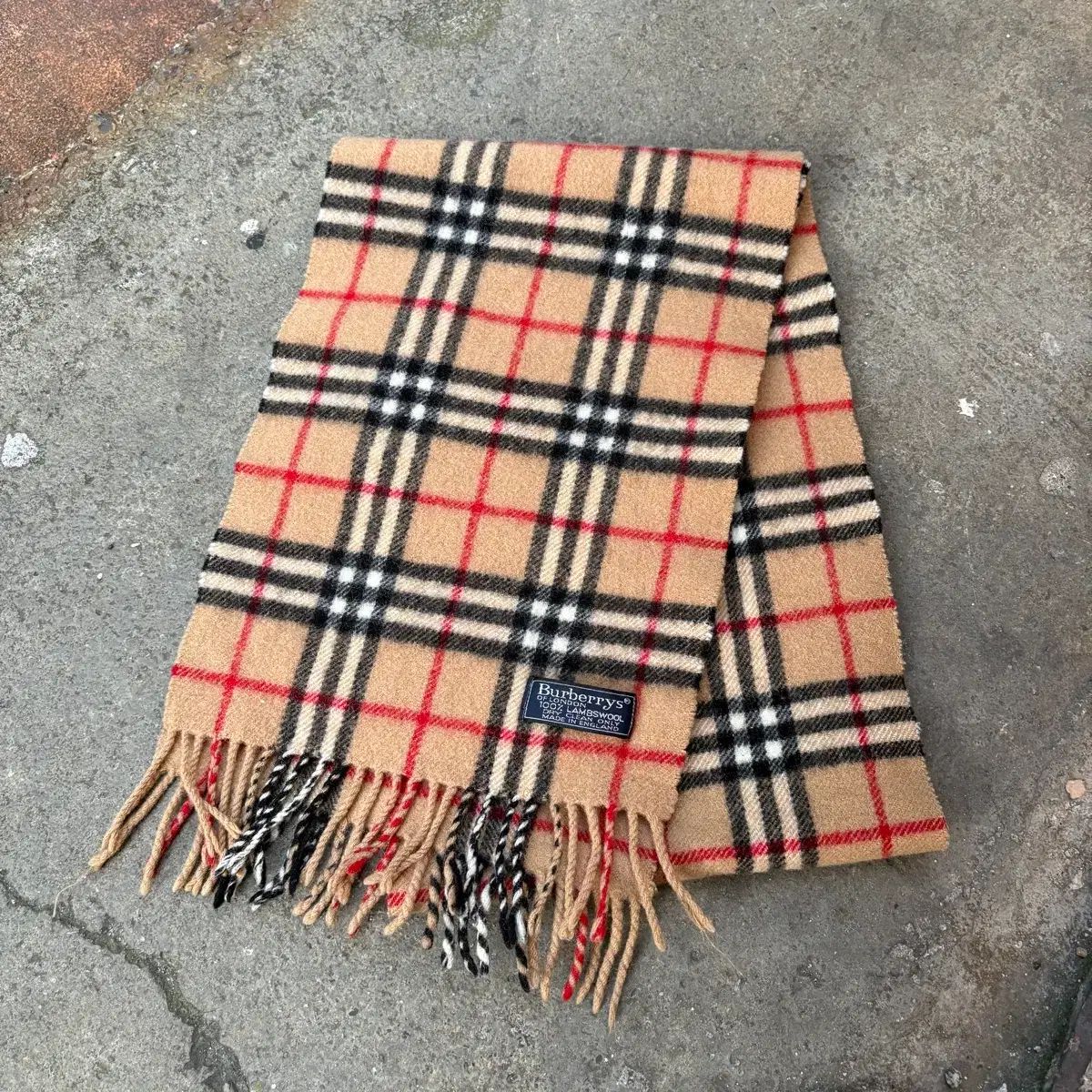 BURBERRY バーバリー ノヴァチェック ウール マフラー