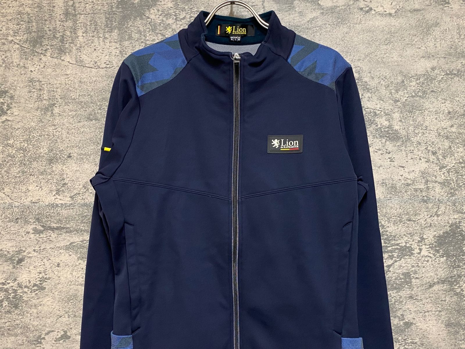 新品　Lion de KAPELMUUR サイクリングジャケット ネイビー JP225 リオンドカペルミュール Lion de KAPELMUUR 長袖 サイクル