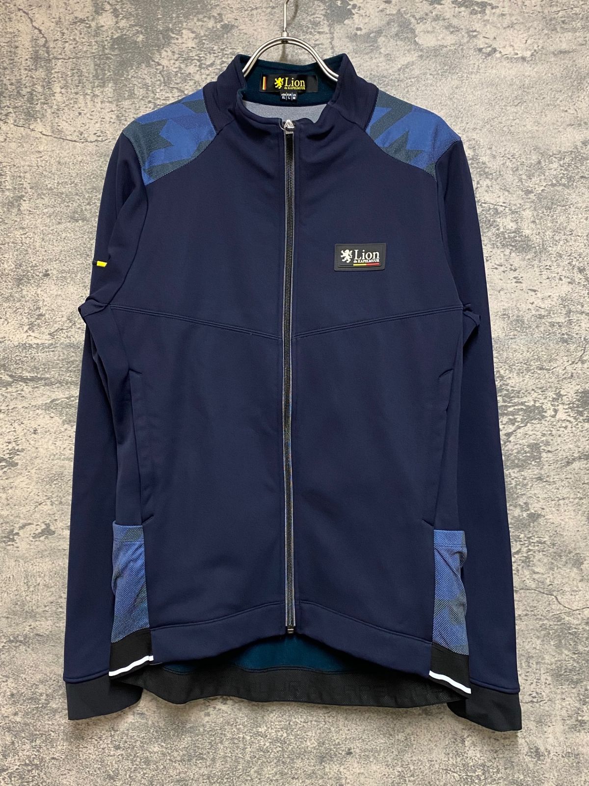 新品　Lion de KAPELMUUR サイクリングジャケット ネイビー JP225 リオンドカペルミュール Lion de KAPELMUUR 長袖 サイクル