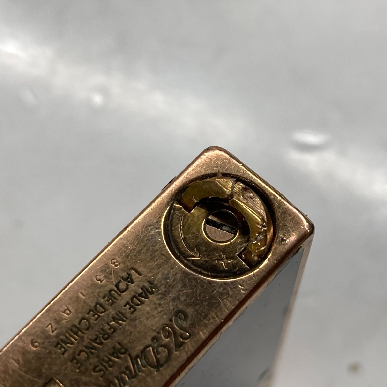 Dupont デュポン ガスライター マグマ柄 本体のみ 現状品 NMO8-049-07 