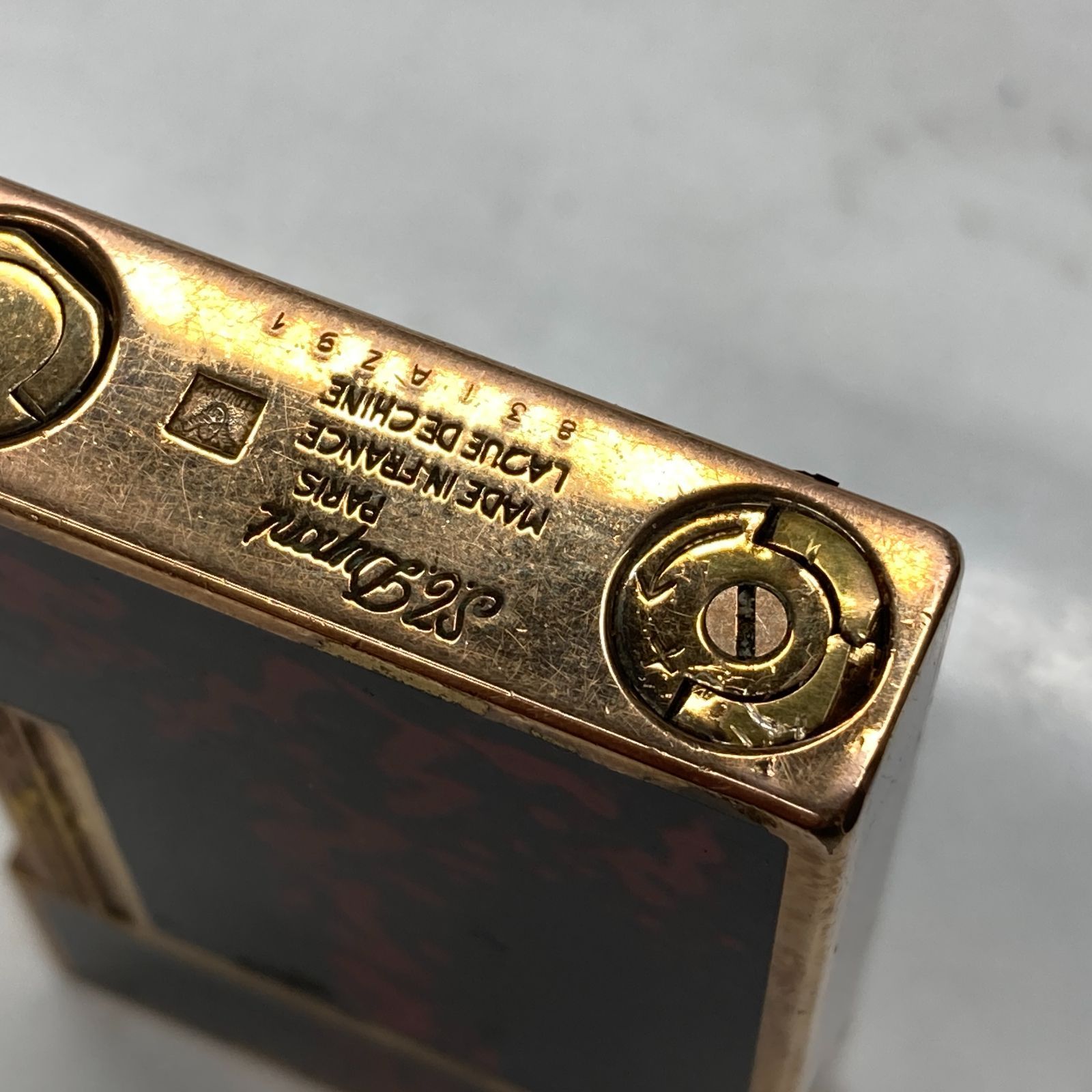Dupont デュポン ガスライター マグマ柄 本体のみ 現状品 NMO8-049-07 