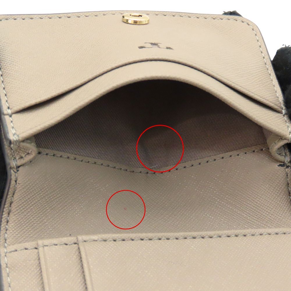 ベージュ ゴールド金具