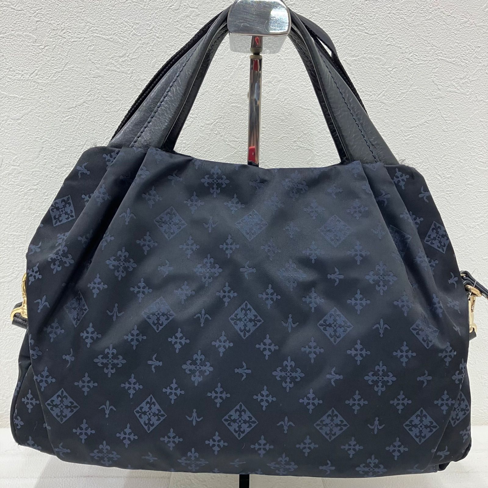 6710 russet ラシット 2way ショルダーバッグ ハンドバッグ ネイビー