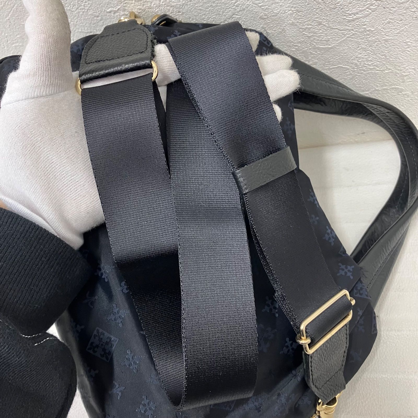 6710 russet ラシット 2way ショルダーバッグ ハンドバッグ ネイビー