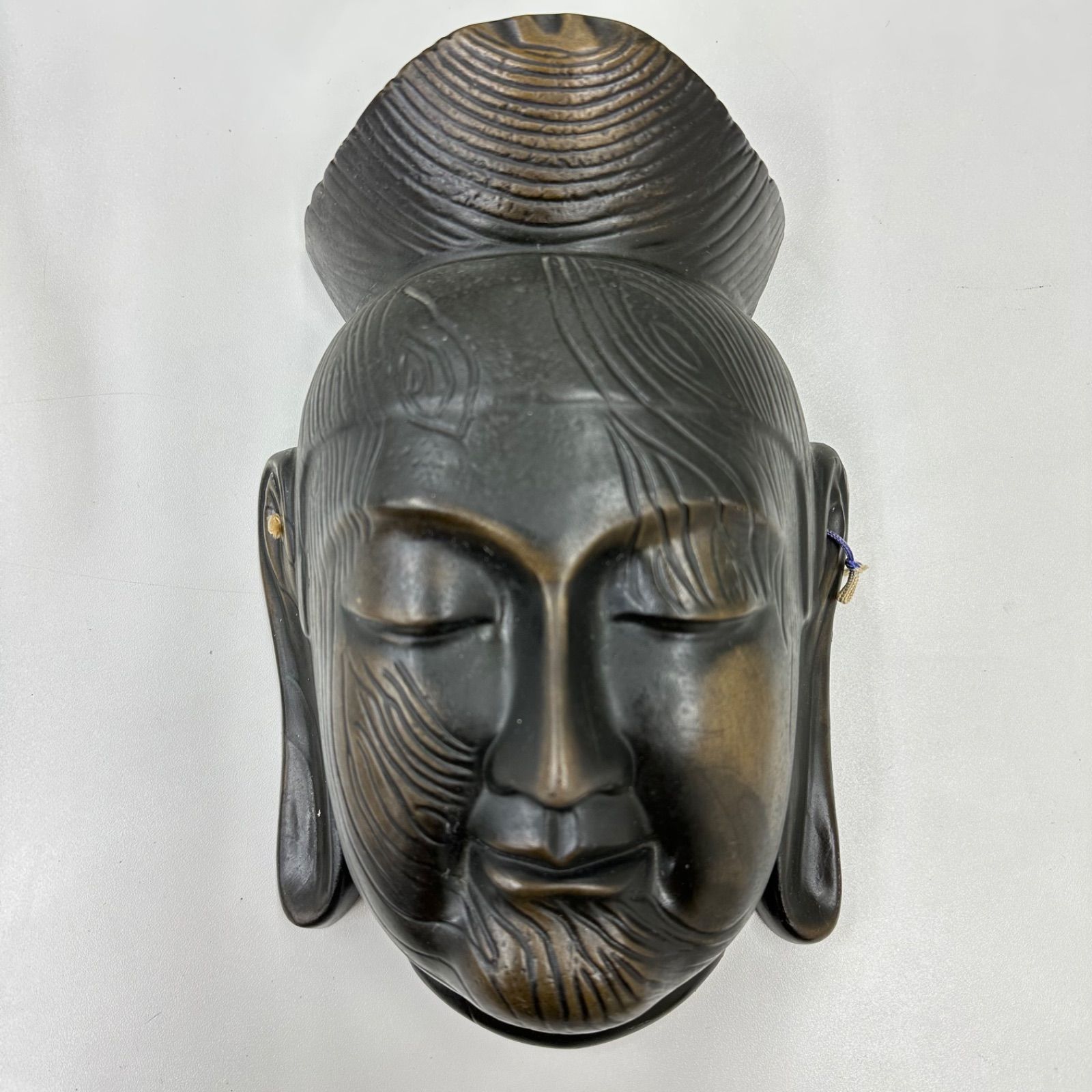 弥勒菩薩　仏面銅芸品 M51-z】弥勒菩薩 仏面 - メルカリ