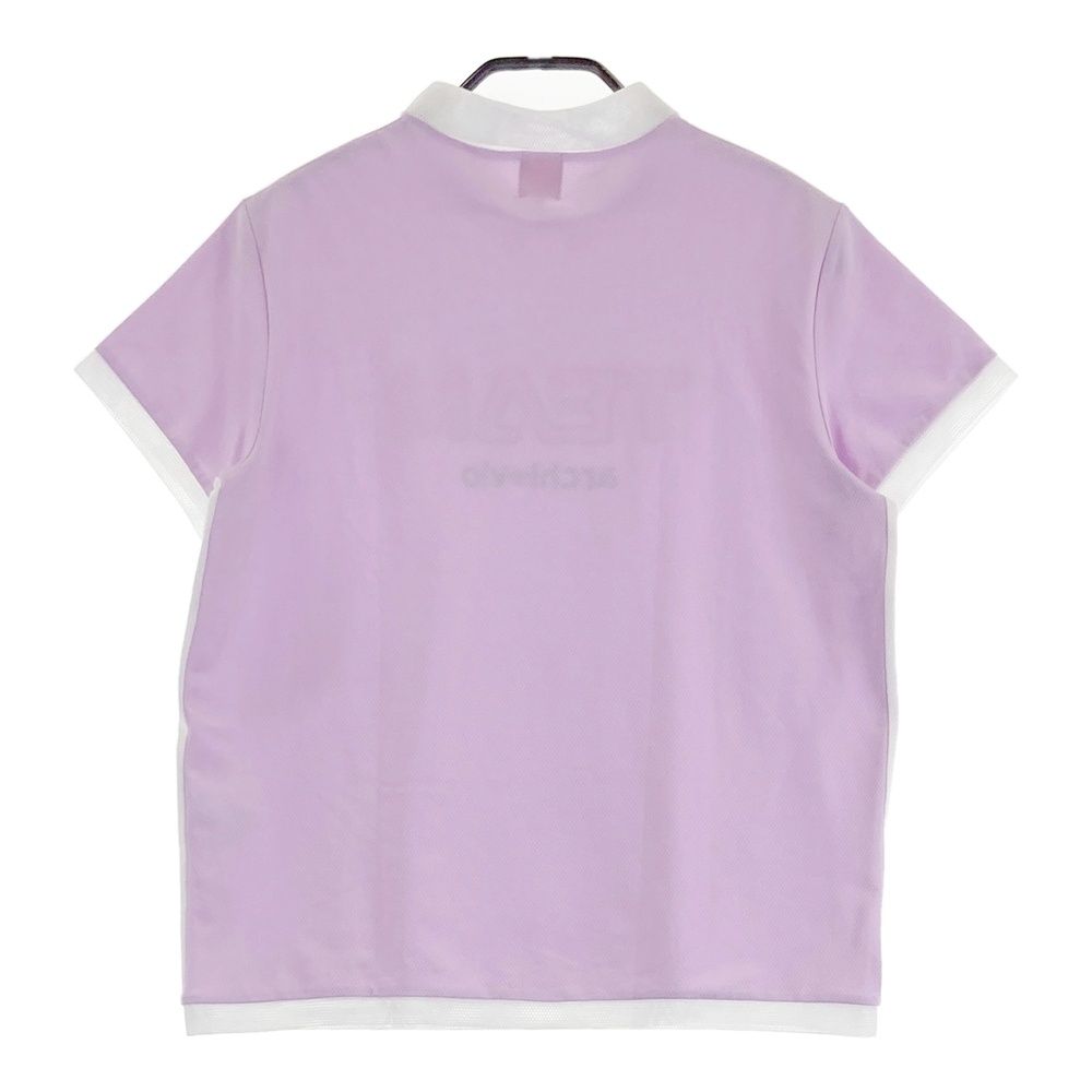 ☆アルチビオ　archivio☆サイズ38 新品　　シャツ サイズ：38 ARCHIVIO アルチビオ 半袖襟付きTシャツ パープル系