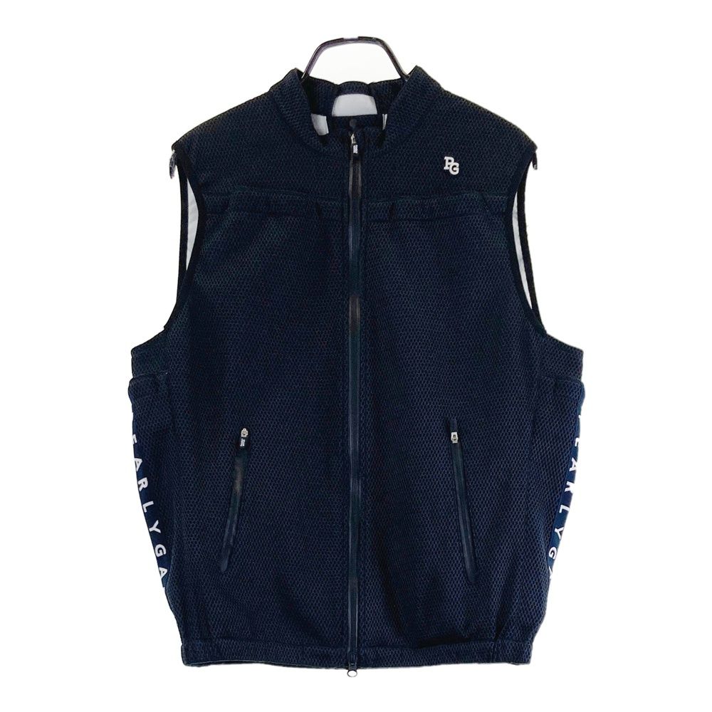サイズ 4 PEARLY GATES パーリーゲイツ モデル ファンベスト ネイビー系 ゴルフウェア メンズ ストスト