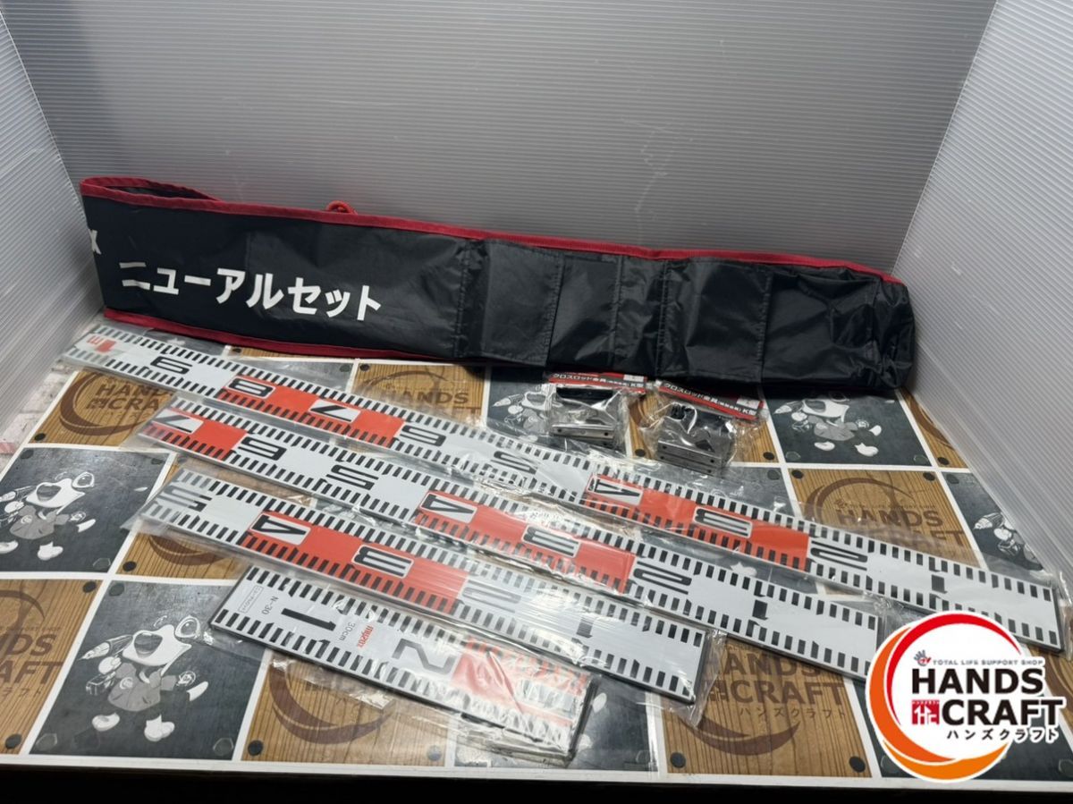 ◆myzox マイゾックス ニューアルセット 計測 測量 工具 クロスロッド金具 ケース付 未使用