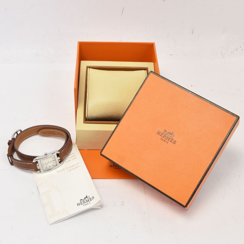  エルメス HERMES CC 1 210 ケープコッド ドゥブルトゥール クォーツ レディース 内 き A 144060 その他 時計