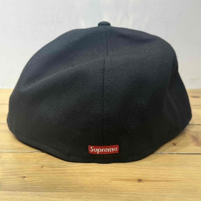応援グッズ Supreme Mister Cartoon New Era Black 1/2 Supreme New Era Mister Cartoon 59Fifty Fitted Cap Black - FW24 - US