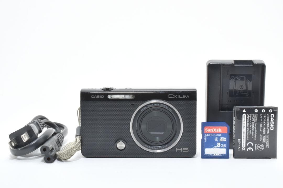 636 美品 CASIO カシオ EXILIM EX-ZR50 エクシリム ブラック デジタル