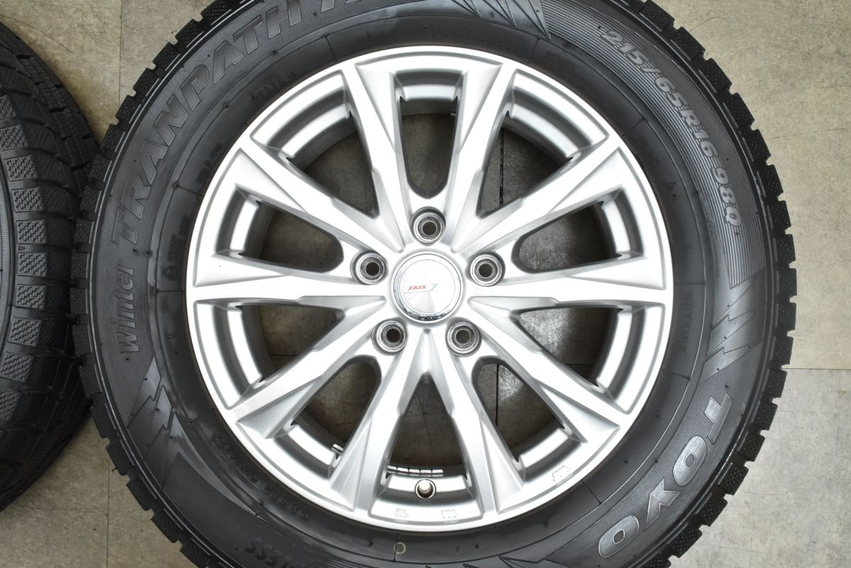  バリ溝 JOKER 16 in 6 5 J 40 PCD 114 3 トーヨー ウィンタートランパス TX 215 65 R CX 30 MPV エクストレイル エルグランド 16インチ タイヤ ホイールセット